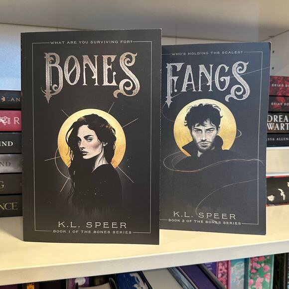 Barnes & Noble Other - OOP Bones & Fangs By K.L. Speer The Bones Series Paperback Set